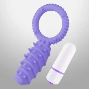CLITORAL BANGER SPIKES PREMIUM COCKRING WITH BULLET