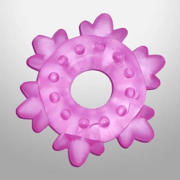 HEAVY COCK RING-ICE FLOWER