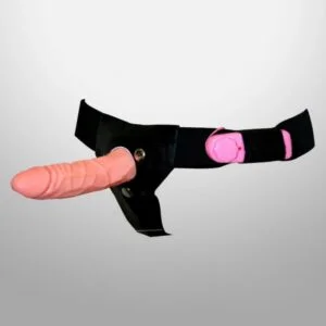 LELUV 7.5” VIBRATING & ROTATING FEMALE LESBIAN STRAP ON