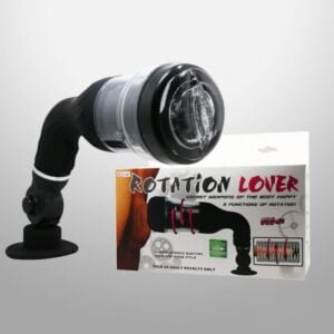 ROTATION LOVER VIBRATING MASSAGER WITH SUCTION CUP