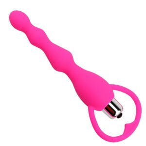 10 Vibrating Soft Silicon Anal Stimulator Sex Toy