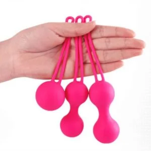 Female Half Non-Toxic Vagina Ben Wa Kit Kegel Vagina Anal Balls