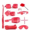 10PCS Fetish Kits Bed Restraints Bondage