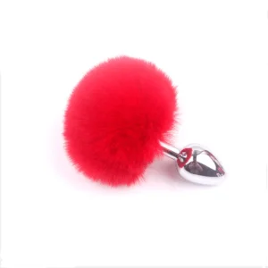 Rabbit Tail Anal Plug For Women