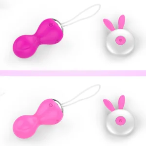 Silicone eggs for pelvic exercises, wireless sex toy with remote control