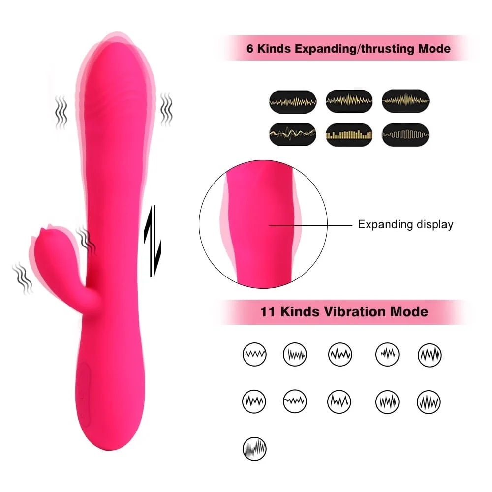 Thrusting Rabbit Vibrator