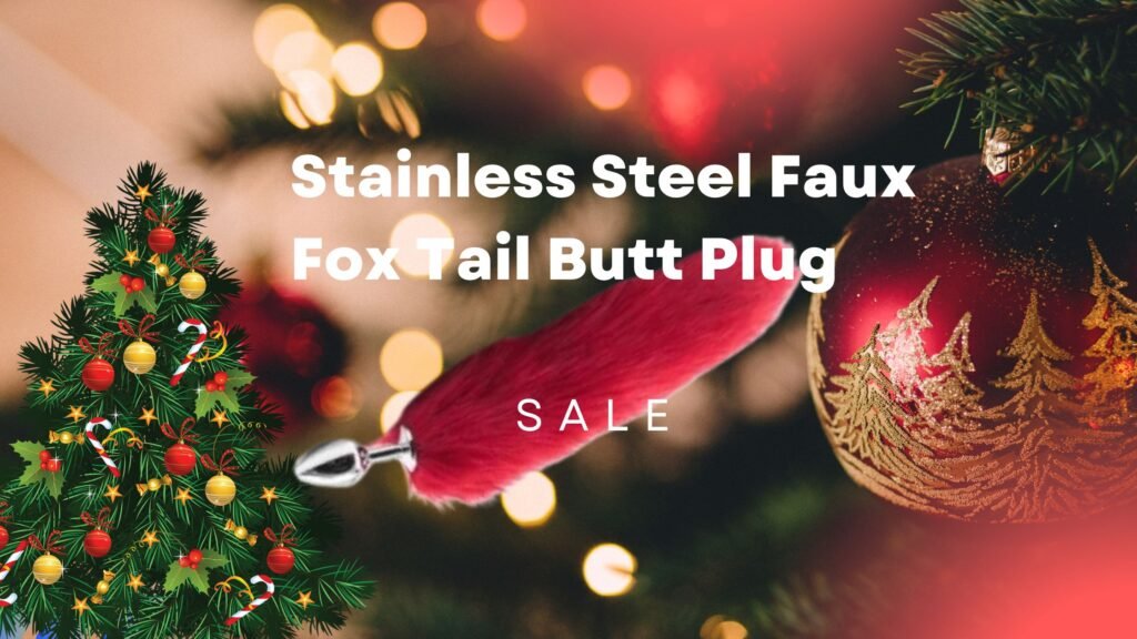 Stainless Steel Faux Fox Tail Butt Plug