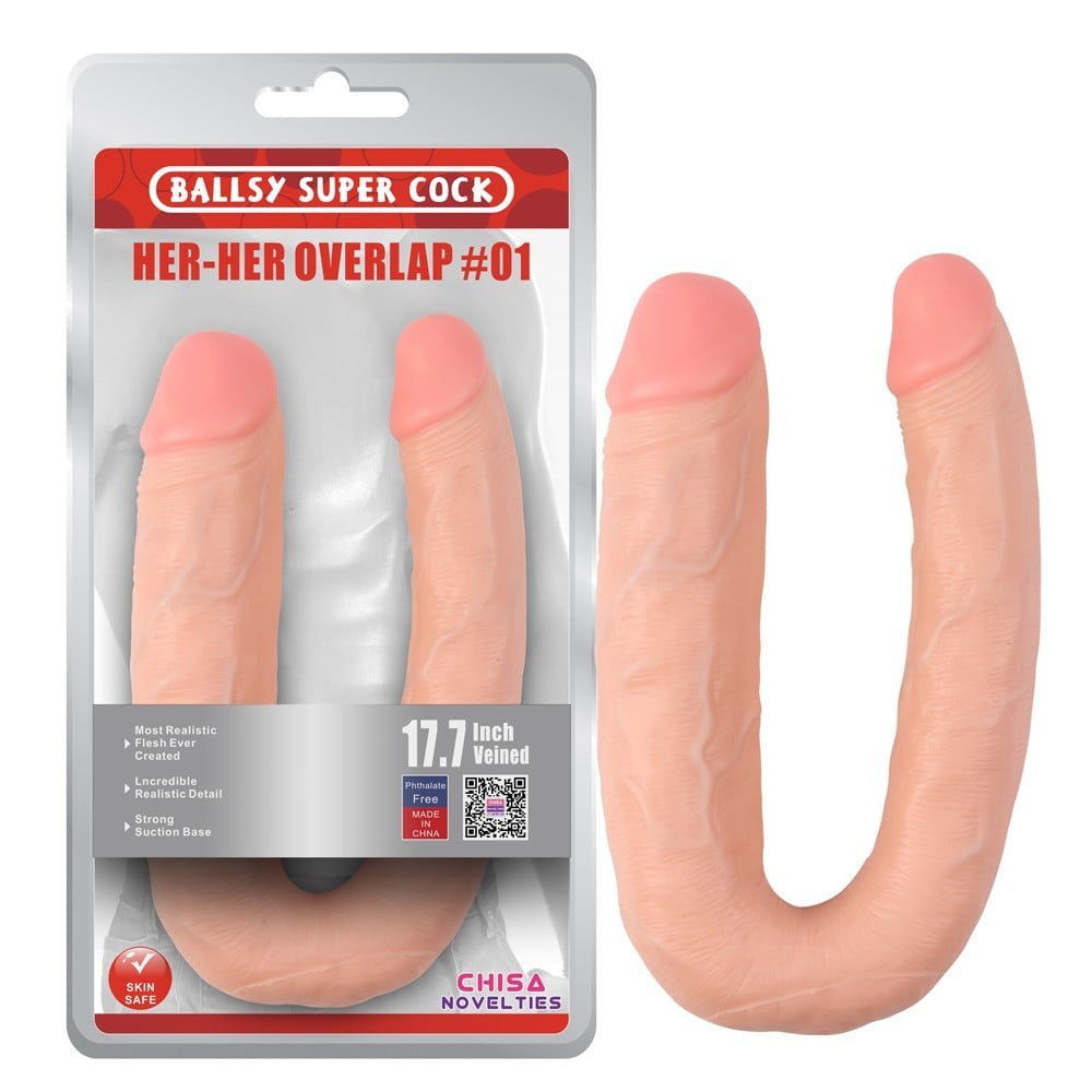 Her-Her Overlap Double Sided Dildo