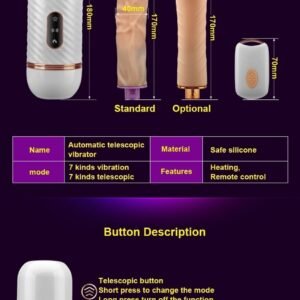 Thrusting Dildo Vibrator Automatic G spot Sex Machine