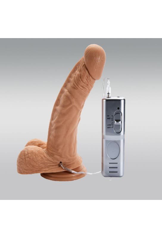 REALISTIC VIBRATOR WITH SUCTION CUP 7 INCH