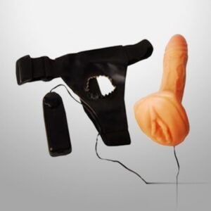 STRAP ON - VIBRATING WITH ATTACHED VAGINA