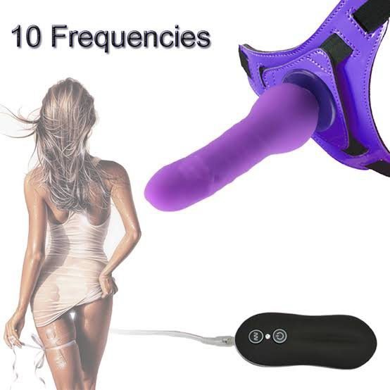 ULTRA ELASTIC HARNESS LESBIAN STRAPON DILDO - Image 2