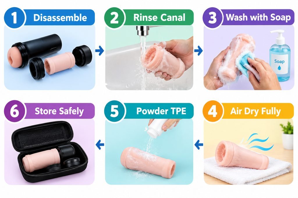 How to Clean a Male Stroker